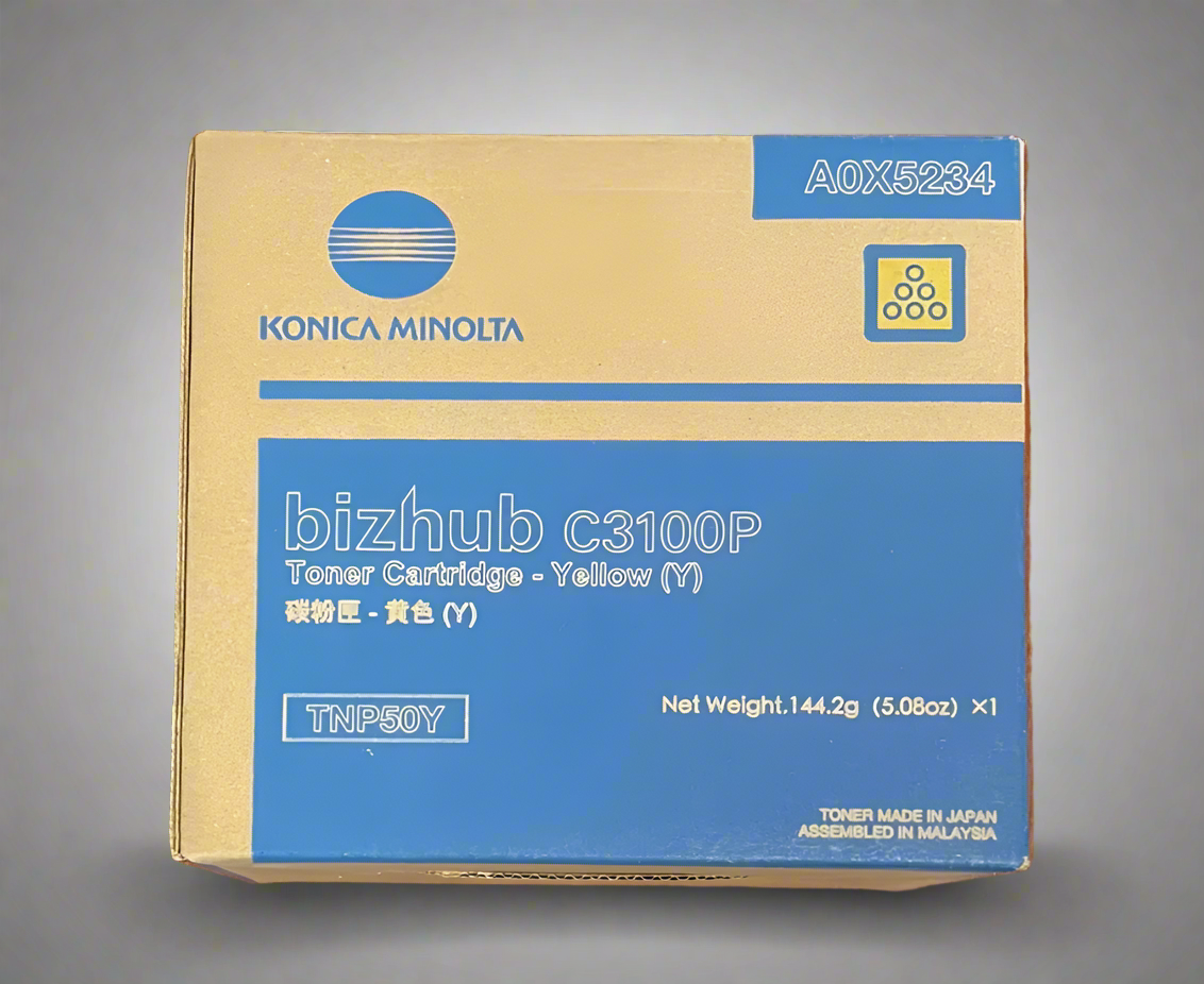 Genuine Konica-Minolta OEM Toner - TNP50Y Yellow