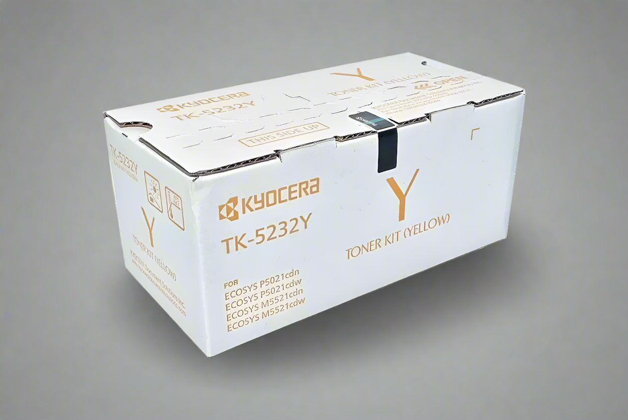 Genuine Kyocera OEM Toner - TK5232Y Yellow