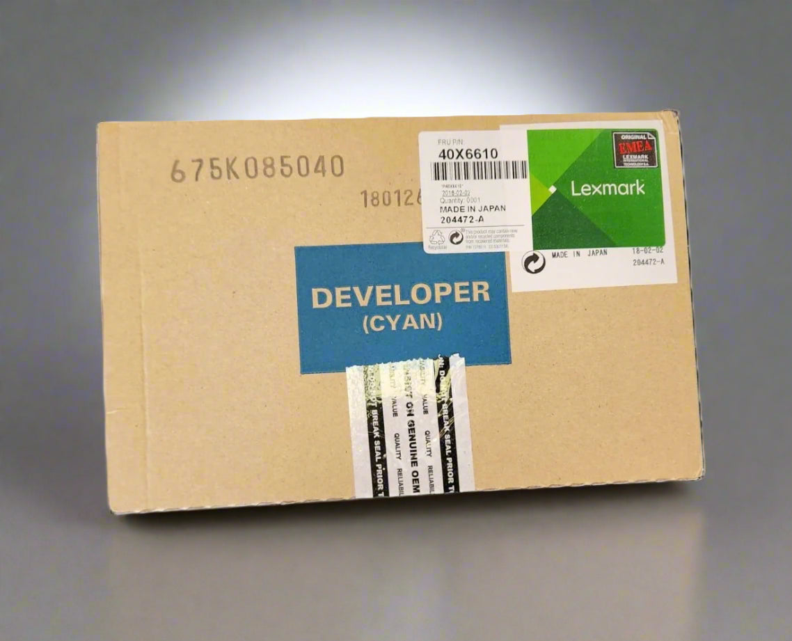 Genuine Lexmark OEM Developer Carrier - 40X6610 Cyan