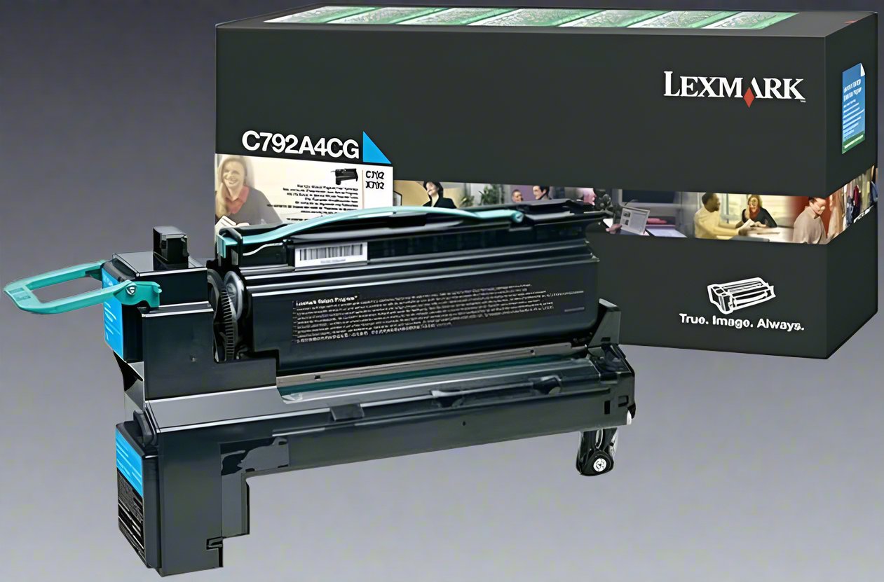 Genuine Lexmark OEM Toner - C792A4CG Cyan