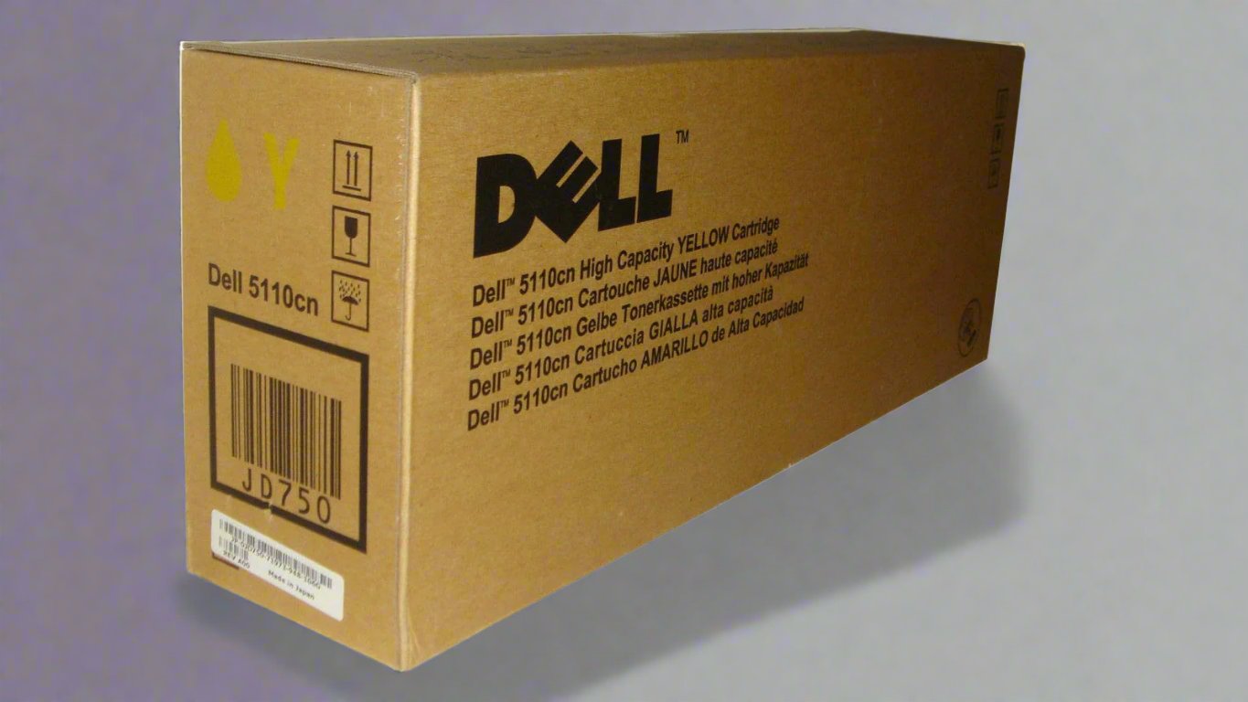 Genuine Dell OEM Toner - JD750 Yellow