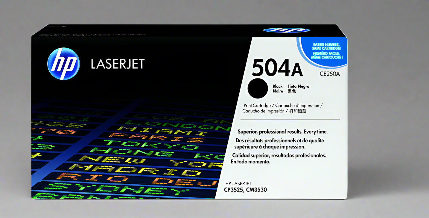 Genuine HP OEM Toner - CE250A Black