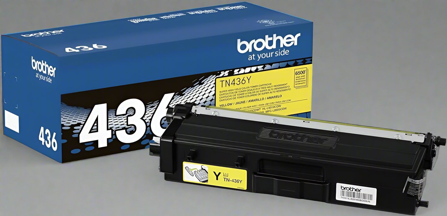 Genuine Brother OEM Toner Yellow - TN436Y