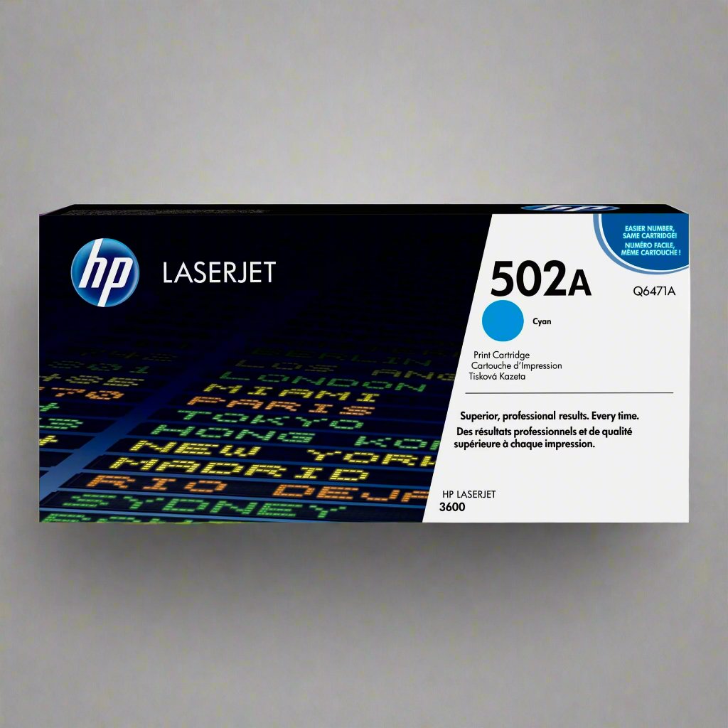 Genuine HP OEM Toner - Q6471A Cyan