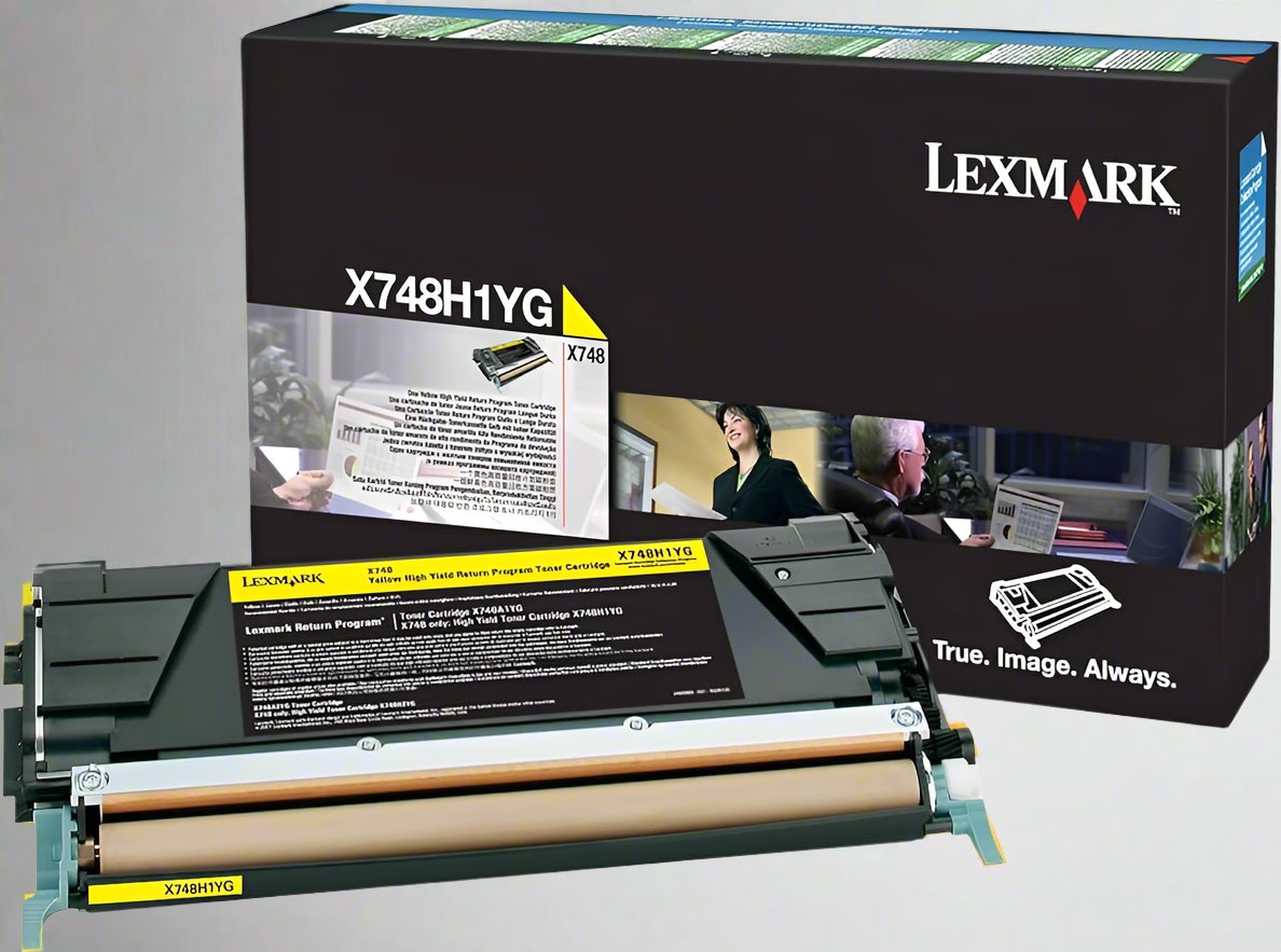 Genuine Lexmark OEM Toner - X748H1YG Yellow