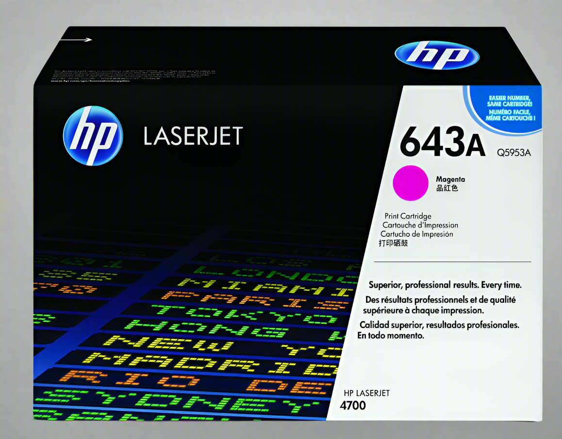 Genuine HP OEM Toner - Q5953A Magenta