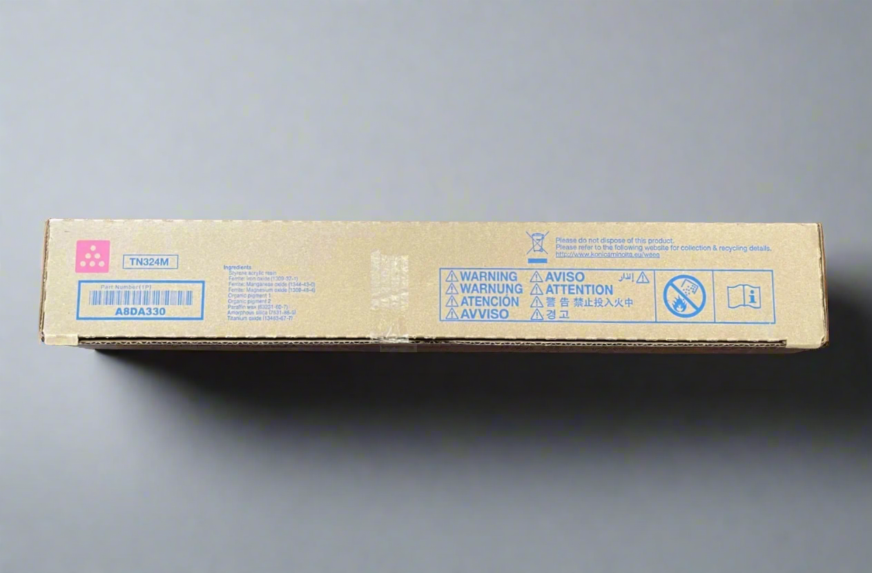 Genuine Konica Minolta OEM Toner - TN324M (A8DA330) Magenta