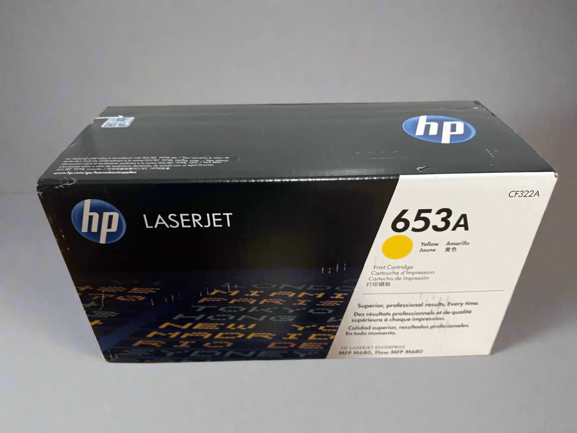 Genuine HP 652A 653A OEM Toner SET - CF320A Black, CF321A Cyan, CF322A Yellow, CF323A Magenta - Real Deal Toners