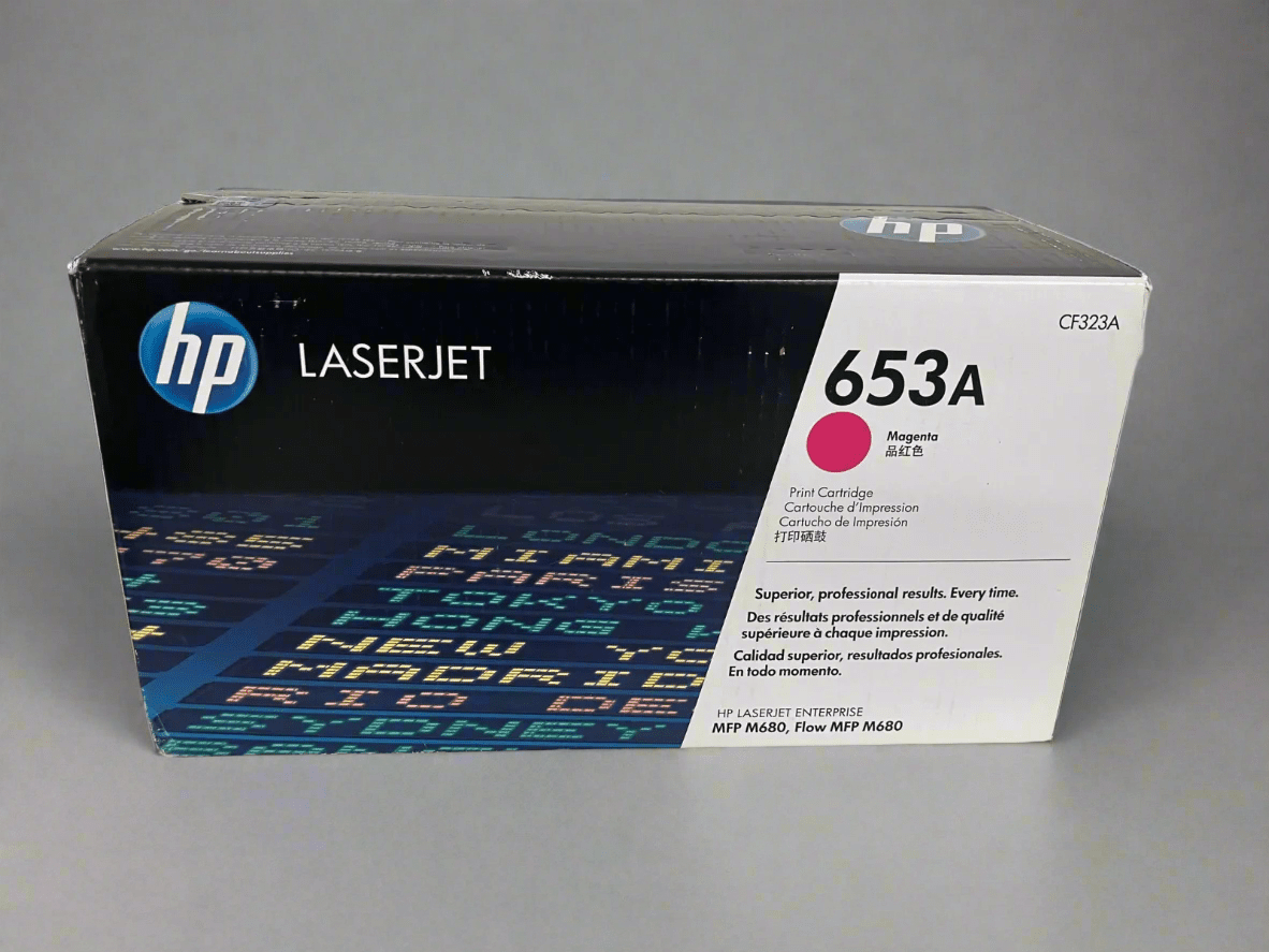 Genuine HP 652A 653A OEM Toner SET - CF320A Black, CF321A Cyan, CF322A Yellow, CF323A Magenta - Real Deal Toners