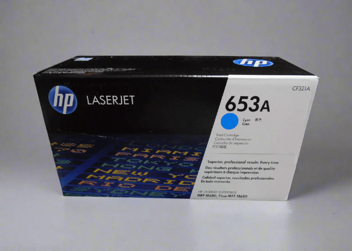 Genuine HP 652A 653A OEM Toner SET - CF320A Black, CF321A Cyan, CF322A Yellow, CF323A Magenta - Real Deal Toners
