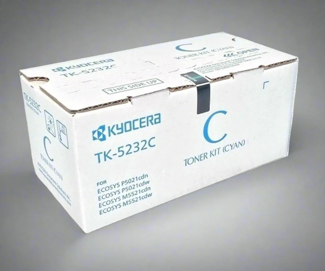 Genuine Kyocera OEM Toner - TK5232C Cyan